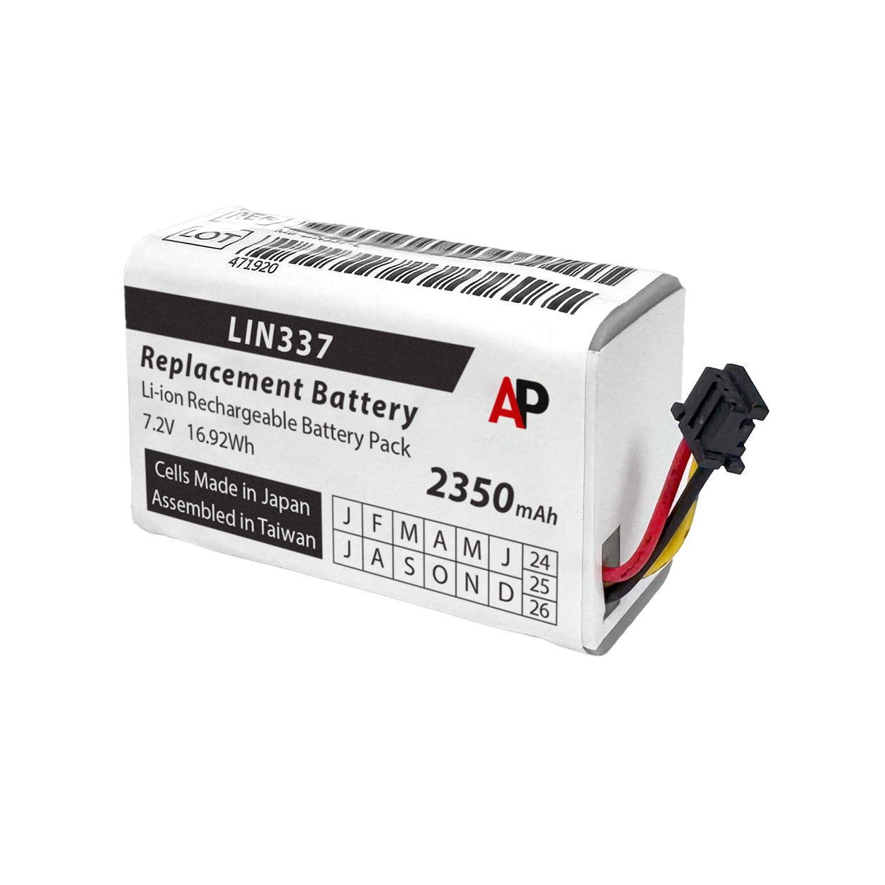 Eitan, Qcore, Sapphire Epidural Infusion Pump Replacement Battery image 1