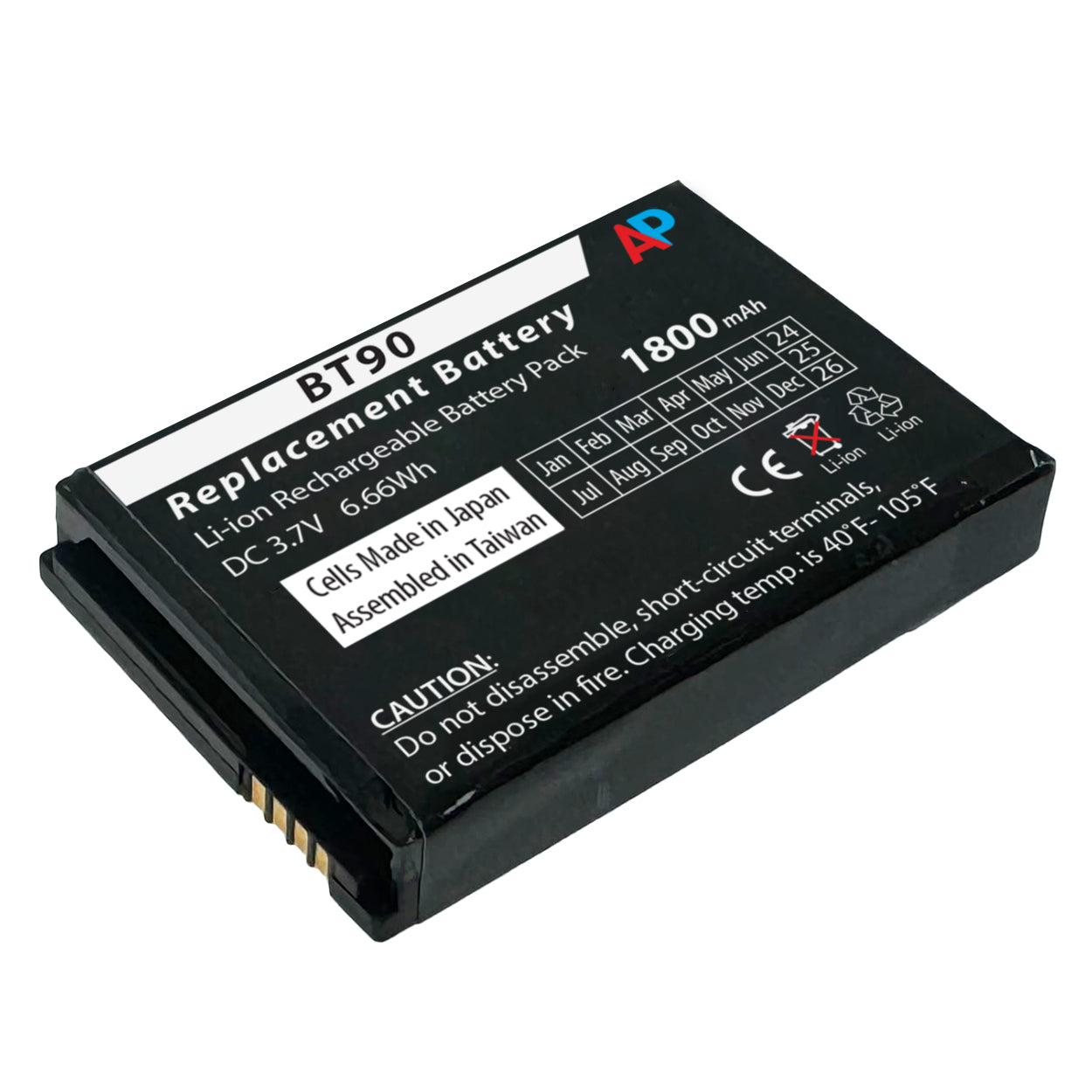 Motorola CLP1060, CLP1040, and CLP1010 Replacement Battery (1800 mAh) image 1