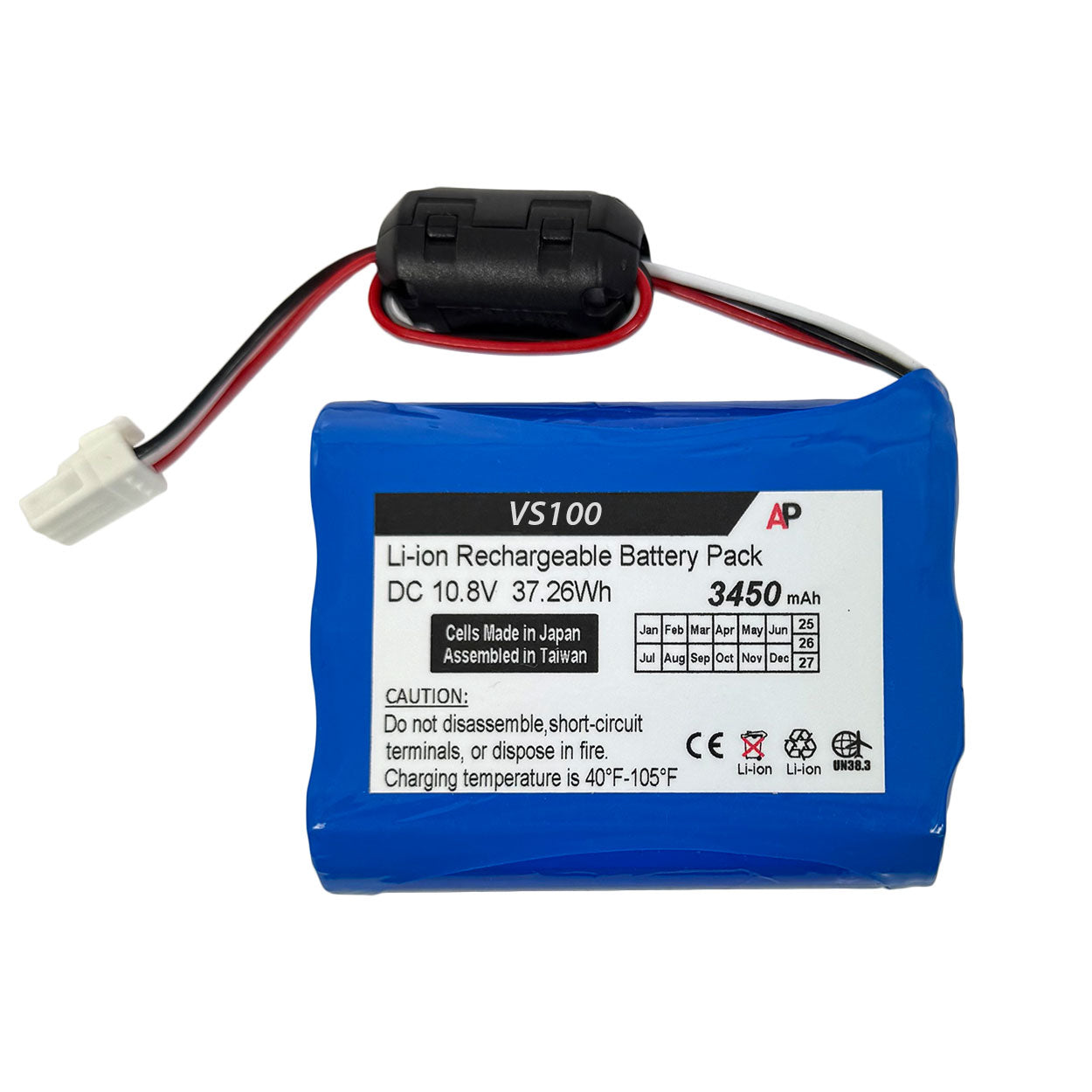 Replacement Battery for Welch Allyn Spot Vision Screener VS100-B
