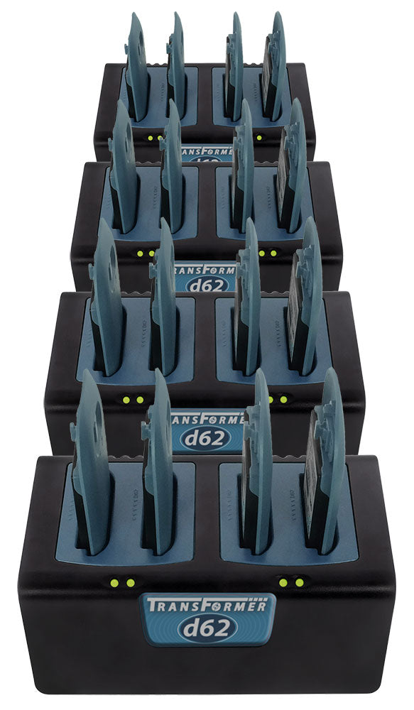 Charger for Ascom d62/i62 Series Batteries: 16-Bay Vertical image 1