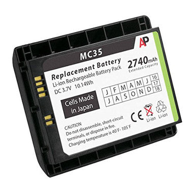 Motorola / Symbol MC35 Scanner. Replacement Battery. 2740 mAh (Extended Capacity) image 1