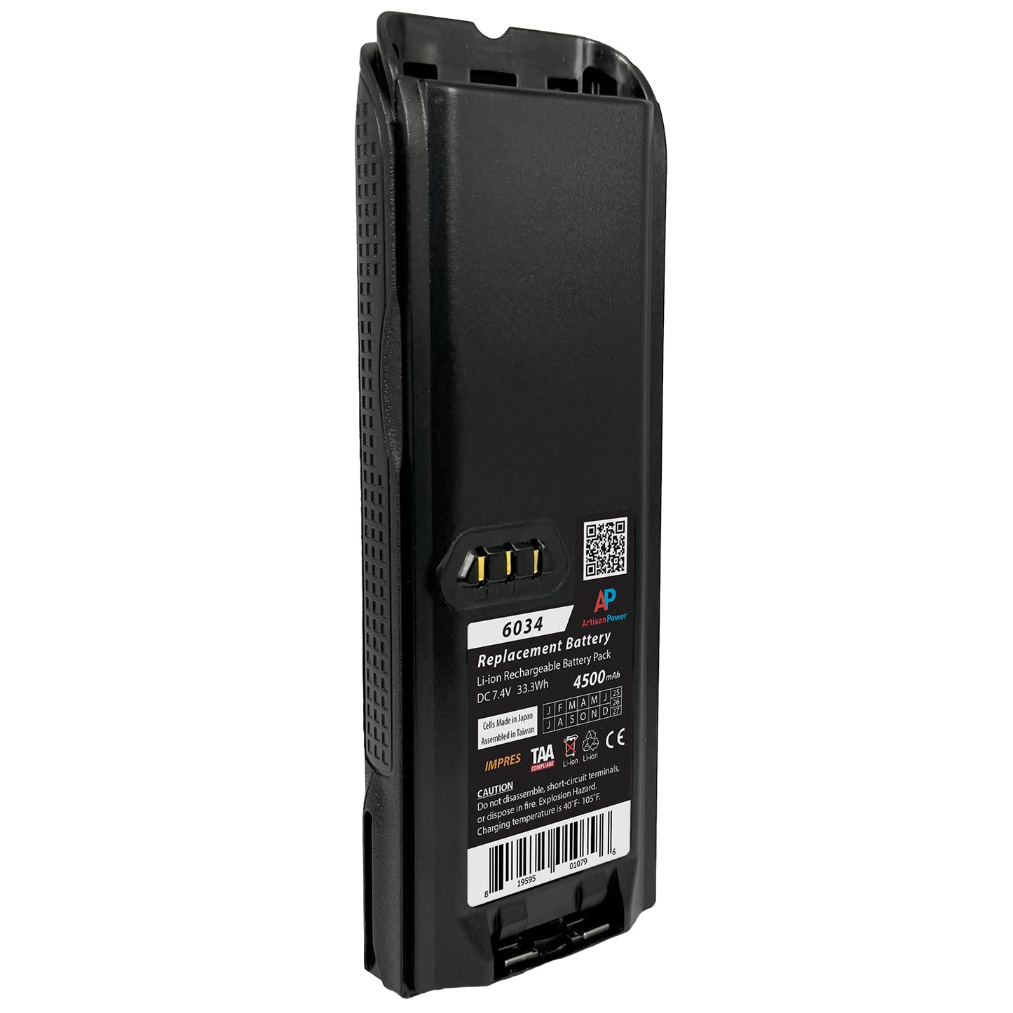 Motorola XTS 3000, 3500 and 5000 Radios IMPRES Replacement Battery (4500 mAh) image 1