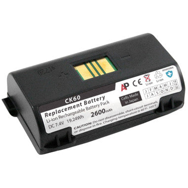 Intermec / Norand CK60 and CK61 Scanner. Replacement Battery. 2600 mAh image 1