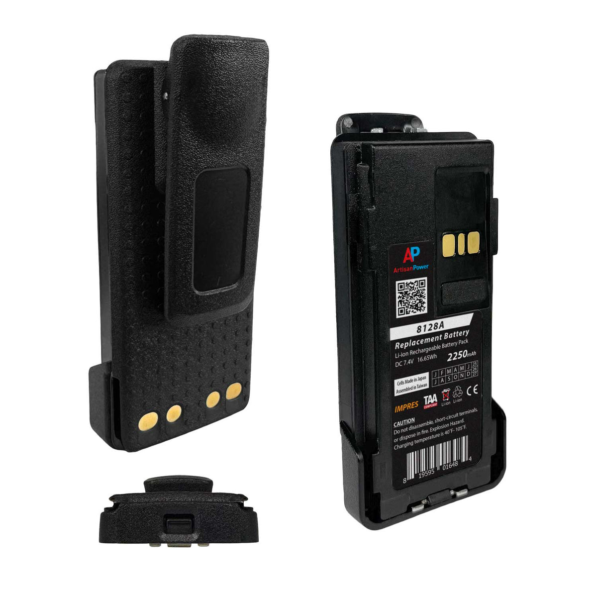 Motorola APX4000, APX3000, APX2000, & APX1000 (IMPRES - Standard - 2250 mAh)