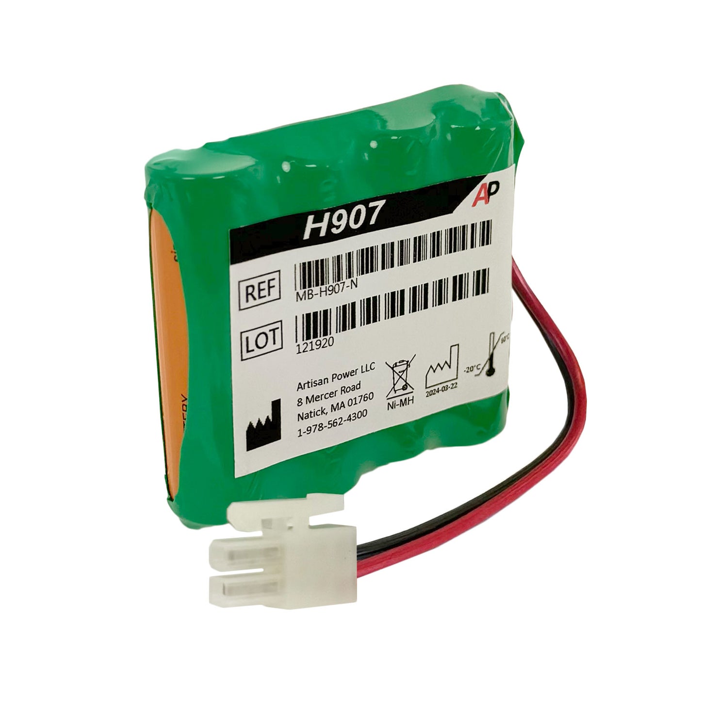 Omron HEM907, HEM-907XL Blood Pressure Monitor Replacement Battery image 1