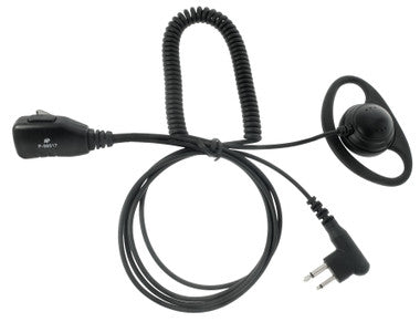 PMLN5001, HKLN4599, 56517: D-Shape 2-Wire Headset. Motorola CLS 2-Way Radios image 1