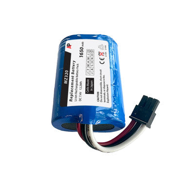 Zebra / Comtec MZ220 and MZ320 Barcode Printers: Replacement Battery. 1650 mAh