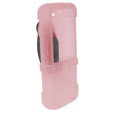 Pink Silicone Case with Rotating Belt Clip for Cisco 8821 and 8821-EX Phones image 1