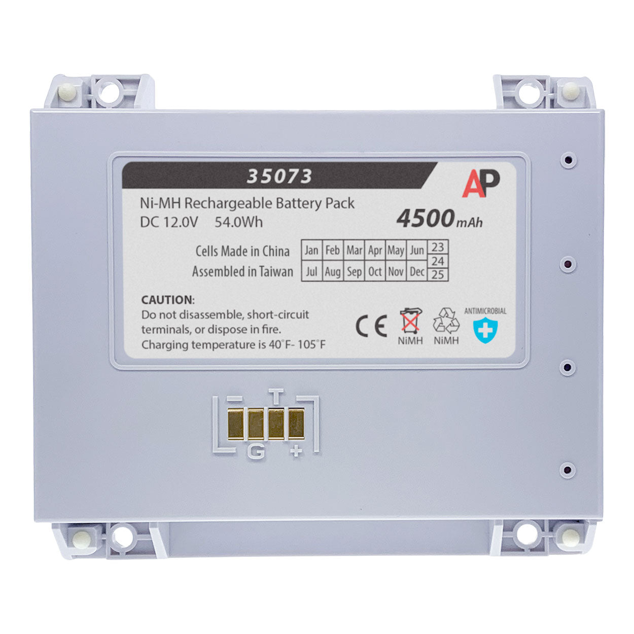 Replacement Battery (CN) for Alaris / Cardinal Health CareFusion, PC Units (PCU) 8000 Series Z cells (Blue) image 1