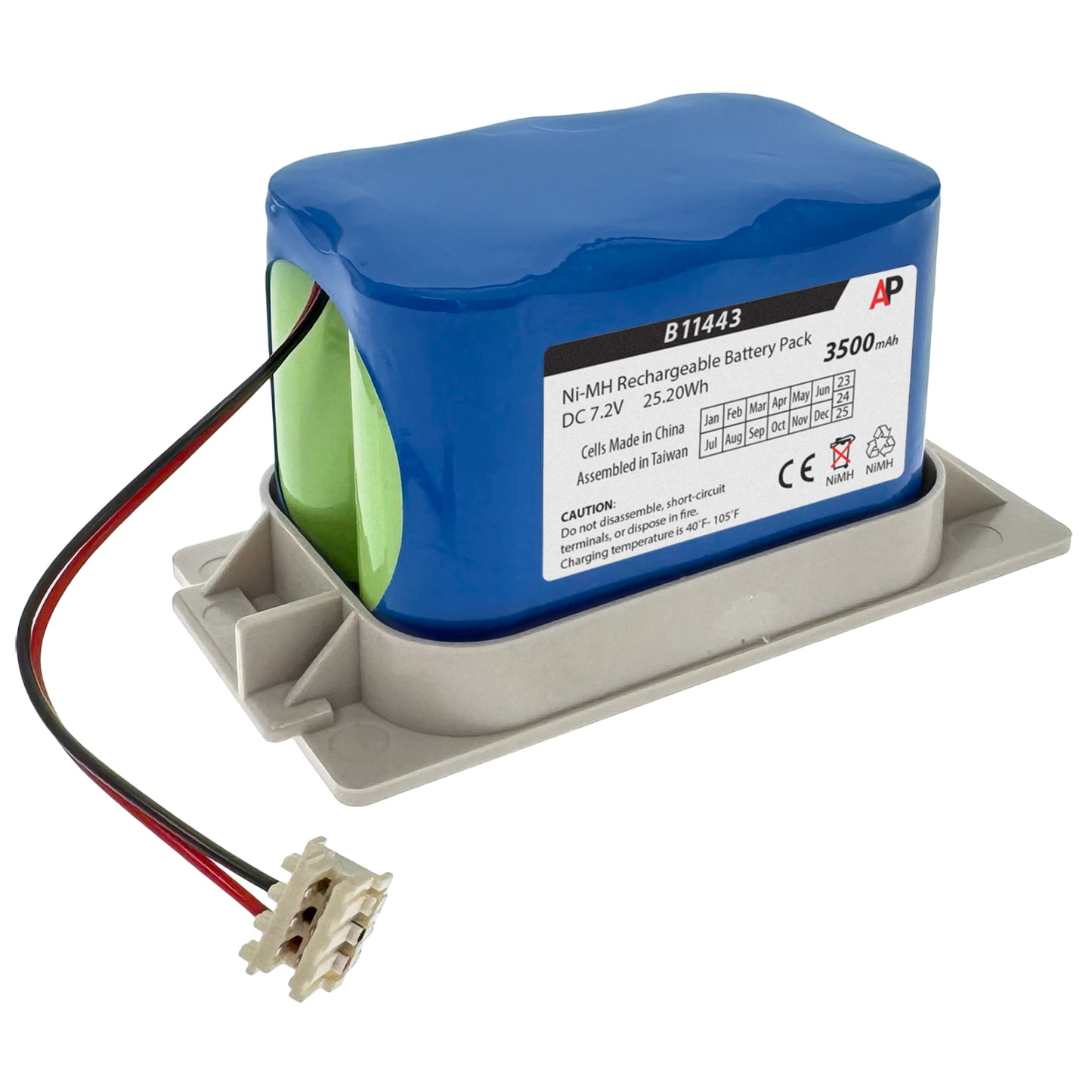 Replacement Battery for B. Braun Vista Basic Infusion Pump - Replaces 33175551, 34502556, B11443 image 1