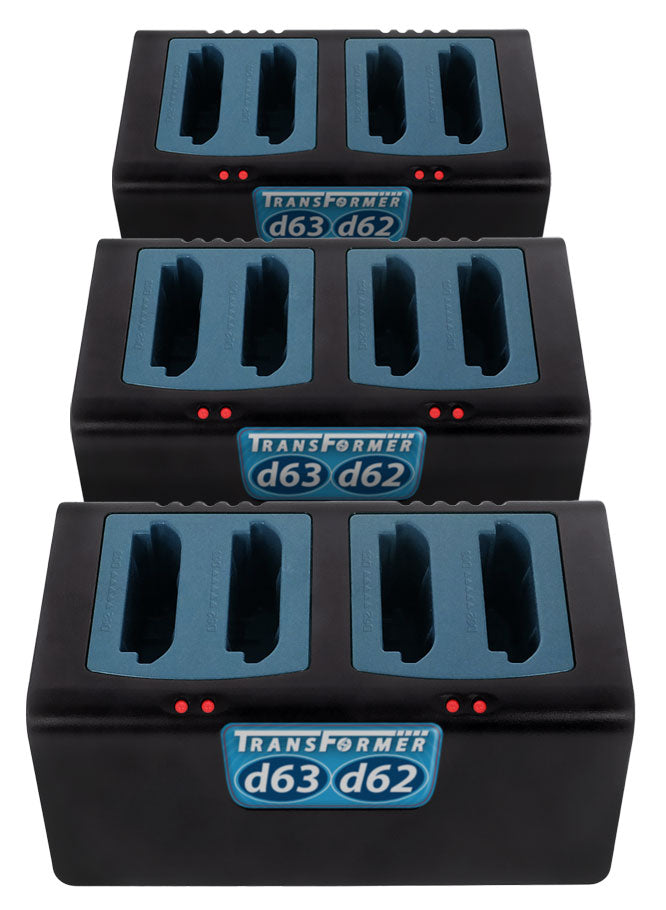 Charger for Ascom d63/i63 & d62/i62 Series Batteries: 12-Bay Vertical image 1