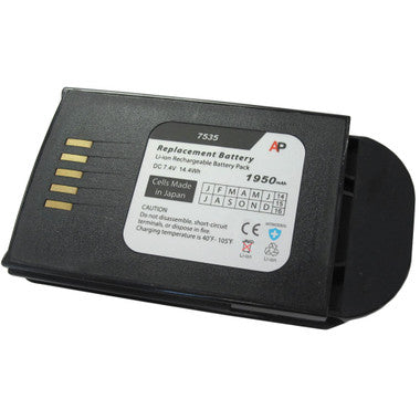 Psion / Teklogix 7535 and 7535 G2 Scanner. Replacement Battery. 1950 mAh image 1