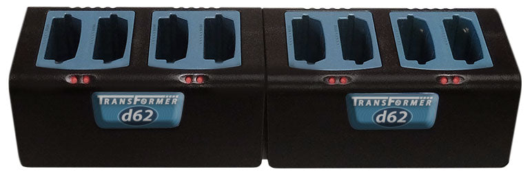 Charger for Ascom d62/i62 Series Batteries: 8-Bay Horizontal