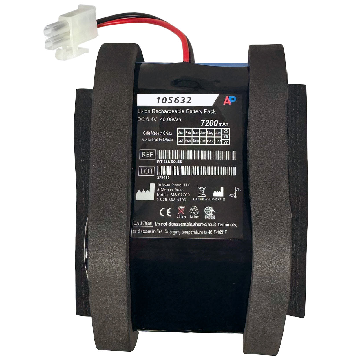 Replacement Battery for Welch Allyn LXi, 45NEO-E6 Spot Vital Signs