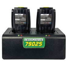 Charger for two Andis Supra ZR II and Pulse ZR II Clipper Batteries