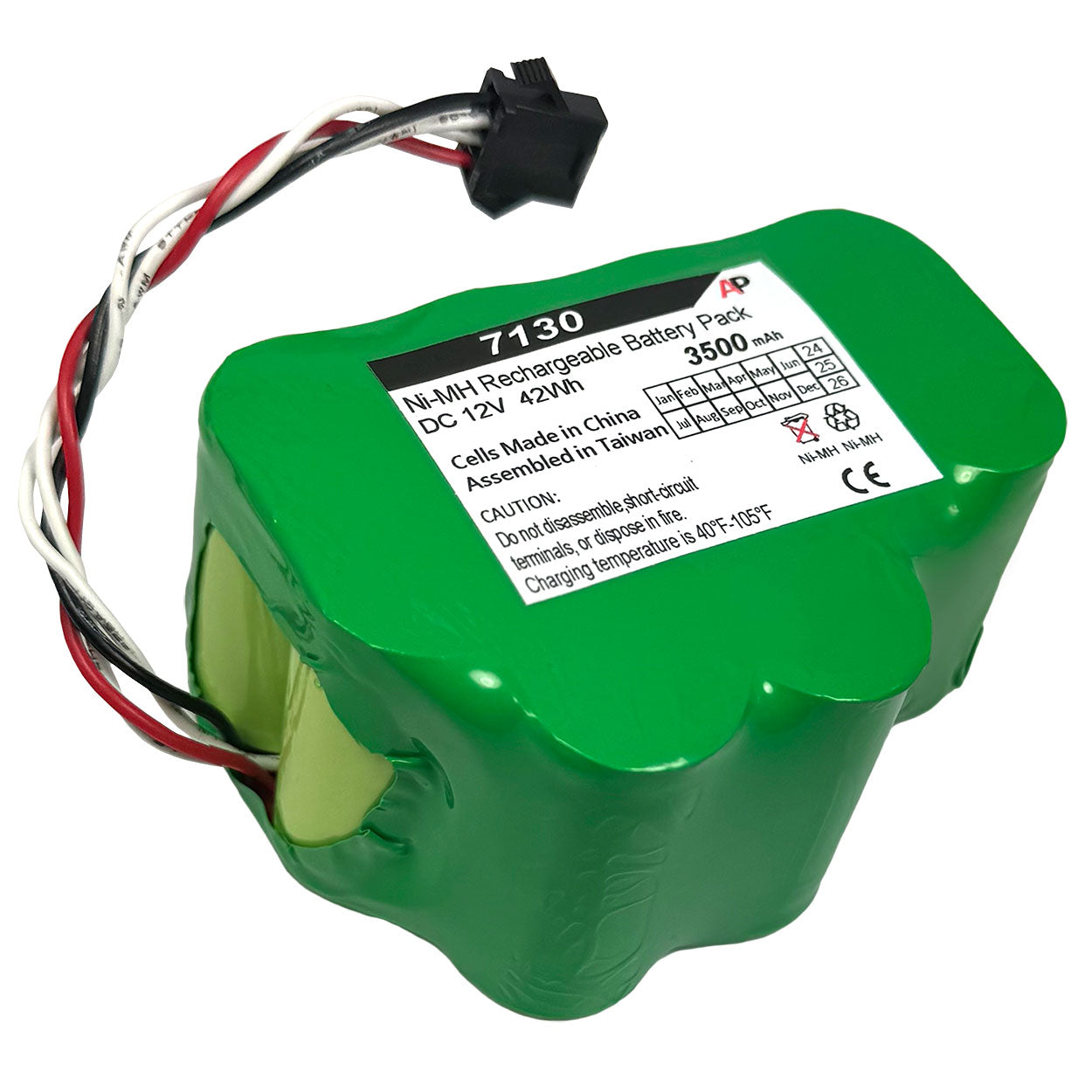 Alaris Infusion Pump 7000, 7100, 7100e, 7101, 7130, 7130B, 7130D Replacement Battery image 1