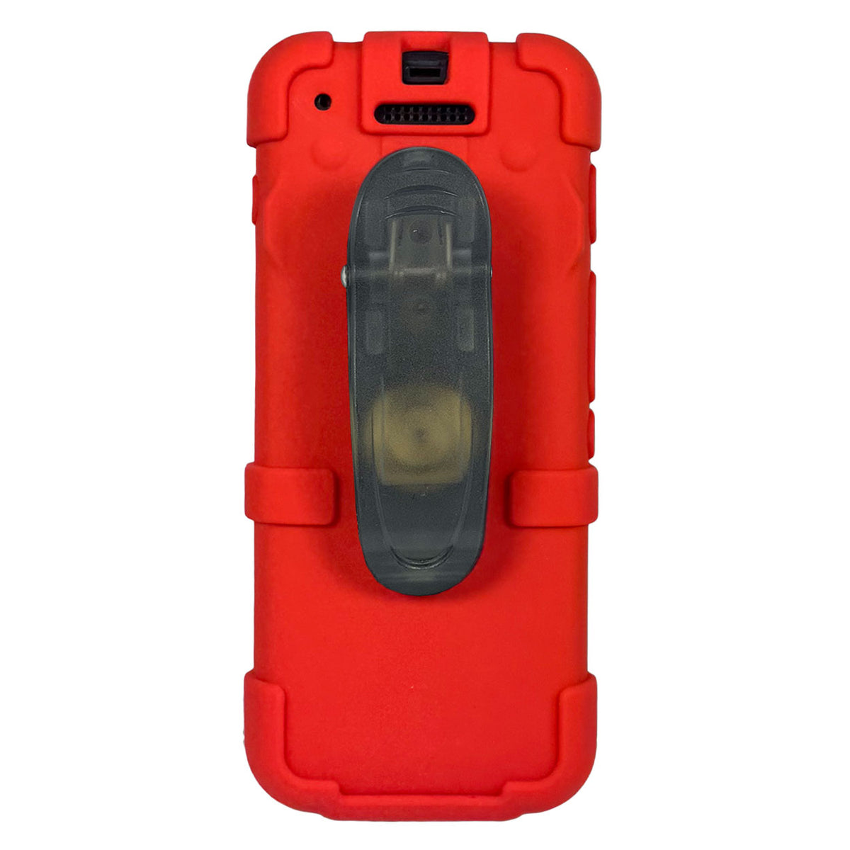 Red Silicone Case with Rotating Belt Clip for Cisco 8821 and 8821-EX Phones