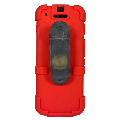 Red Silicone Case with Rotating Belt Clip for Cisco 8821 and 8821-EX Phones