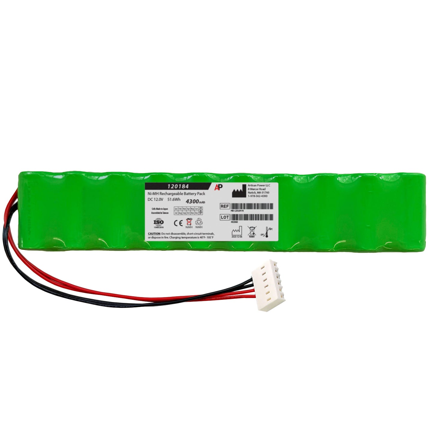 Replacement Battery for Marquette / GE Eagle Monitor 4000 & 3000