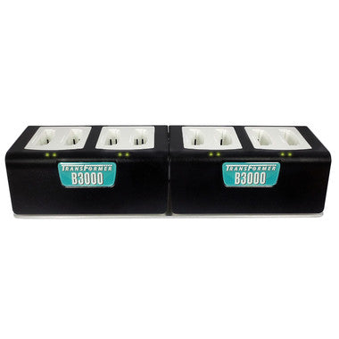Transformer 8-Bay Battery Charger for Vocera B3000 batteries. Power Supply included image 1