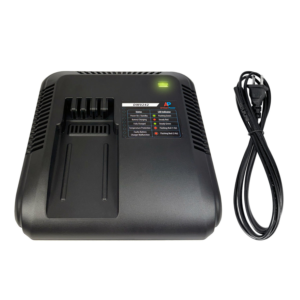 Charger AND Battery for DW0242 - Compatible for Stryker Power Pro XT, IT, TL Ambulance CotPower. Supply Included.
