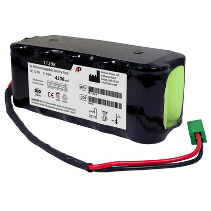 Replacement Battery for GE Dash 1000, Eagle Monitor 1000, Horizon Infusion Pump 501-305