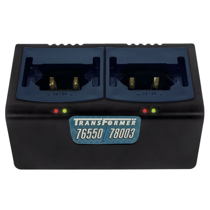 Transformer Charger for two Clipper Batteries for the Oster Octane, Oster Volt, Heiniger Saphir, Hei