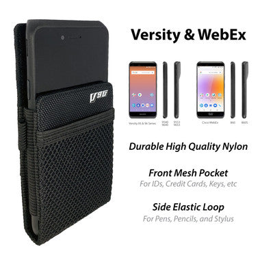 Nylon Pocket Holster for Spectralink Versity 9553, 9540, 9653, & 9640 and Cisco WebEx 860 & 860S Phone