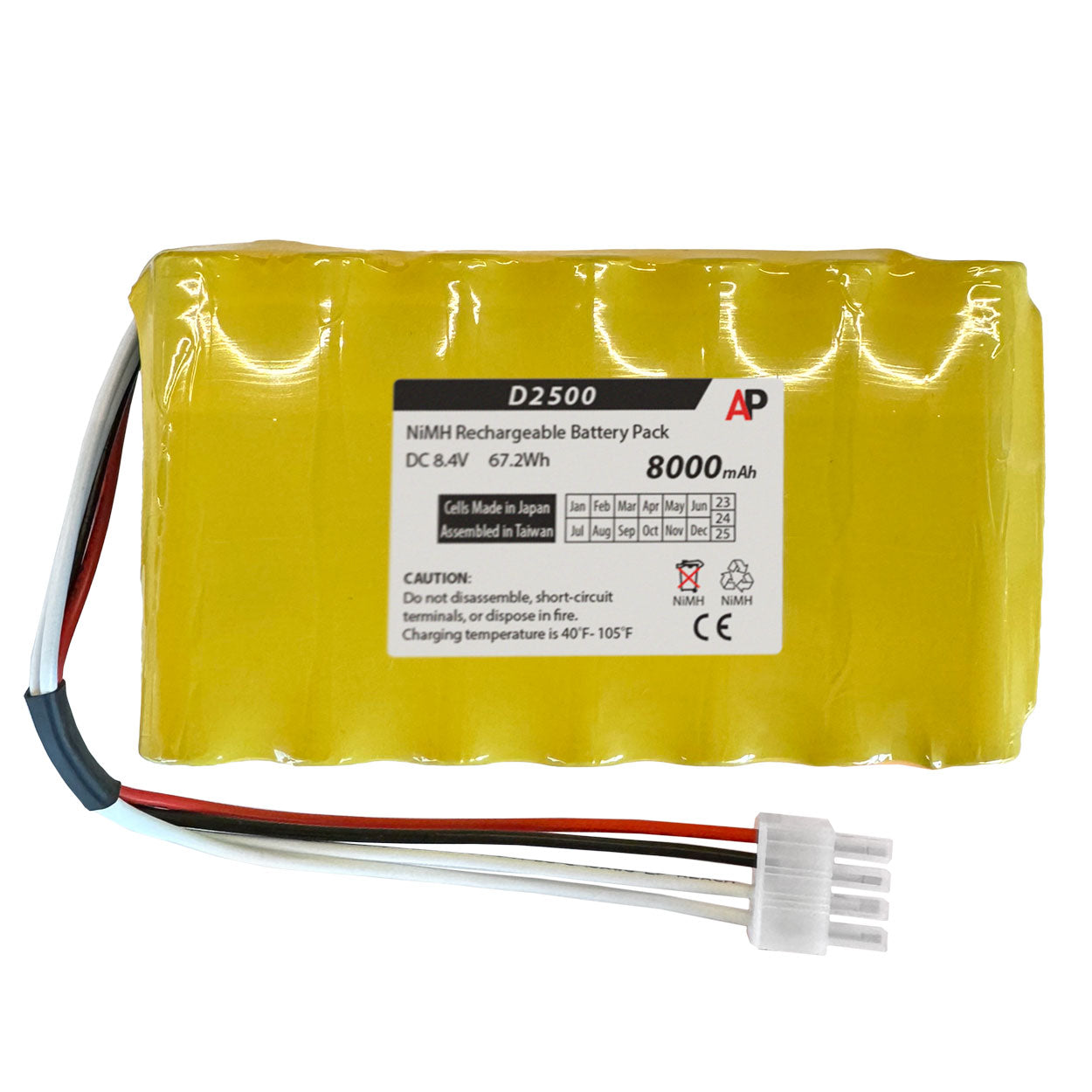Replacement Battery for GE Dash 2500, 1800 Patient Monitors