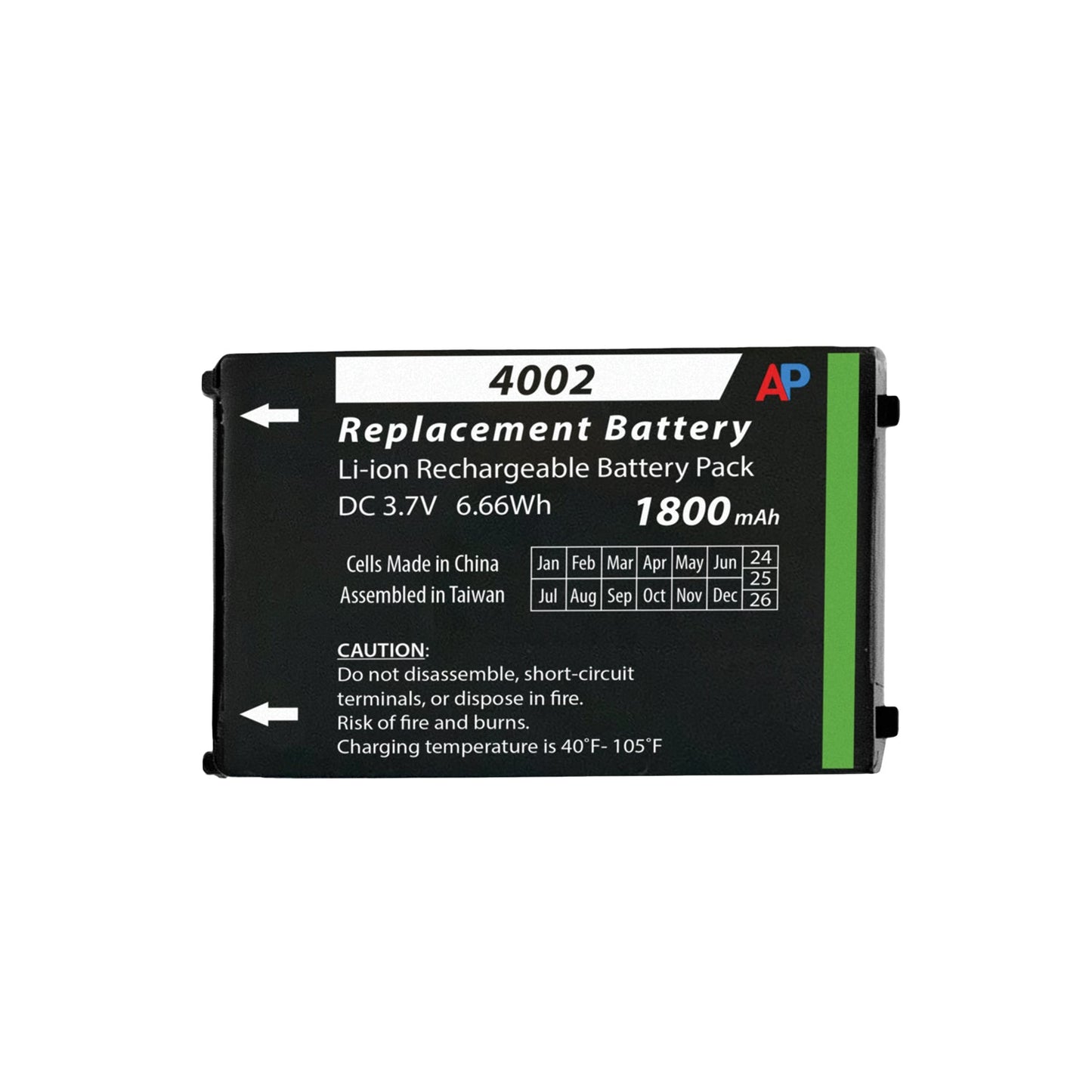 Advanced Wireless AWR Advantage Two Way Radios AWR-4000 and AWR-4002 Replacement Battery (Extended Capacity)