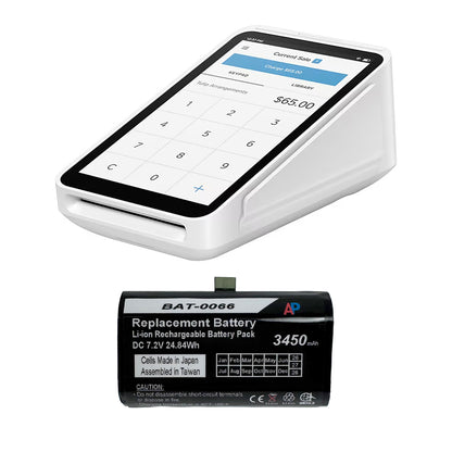 Replacement Battery for Square Portable Wireless Credit Secure Debit Card Reader Terminal