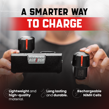 Transformer Double Charger WITH Two Batteries for Andis PowerGroom AGR+ and BGR+