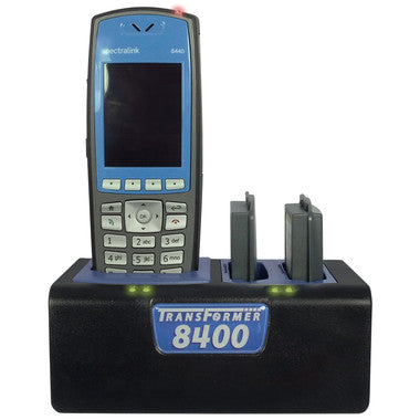 Transformer Charger for Polycom / SpectraLink 8400 & 8440 Series. 1 Phone & 2 Batteries