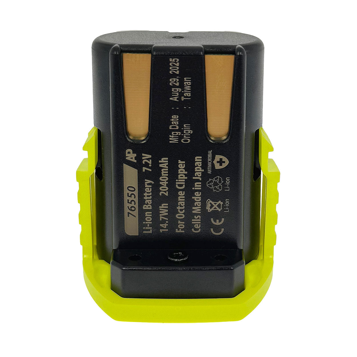 Oster Volt & Octane Heavy Duty Cordless Hair Clippers Replacement Battery (Yellow)