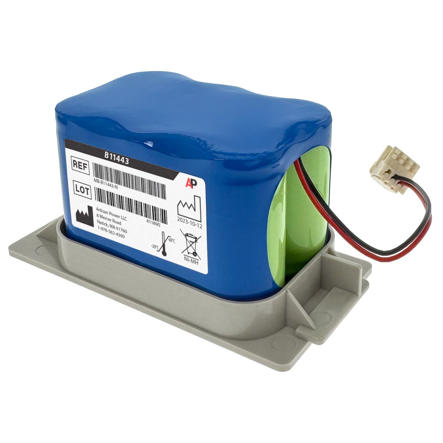 Replacement Battery for B. Braun Vista Basic Infusion Pump - Replaces 33175551, 34502556, B11443