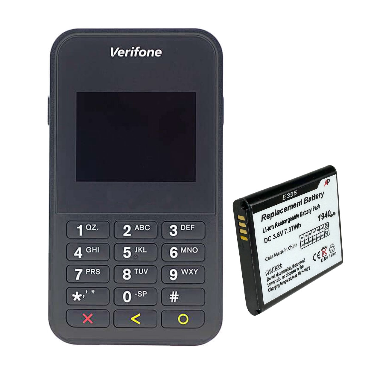 Replacement Battery for Verifone IPAY e355