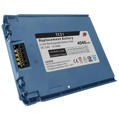 Replacement Battery for Zebra TC51, TC52, TC56, and TC57 Series (Blue) image 1