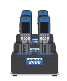 Charger for Polycom / SpectraLink 8400 & 8440 Series: 4 Phones & 4 Batteries Vertical