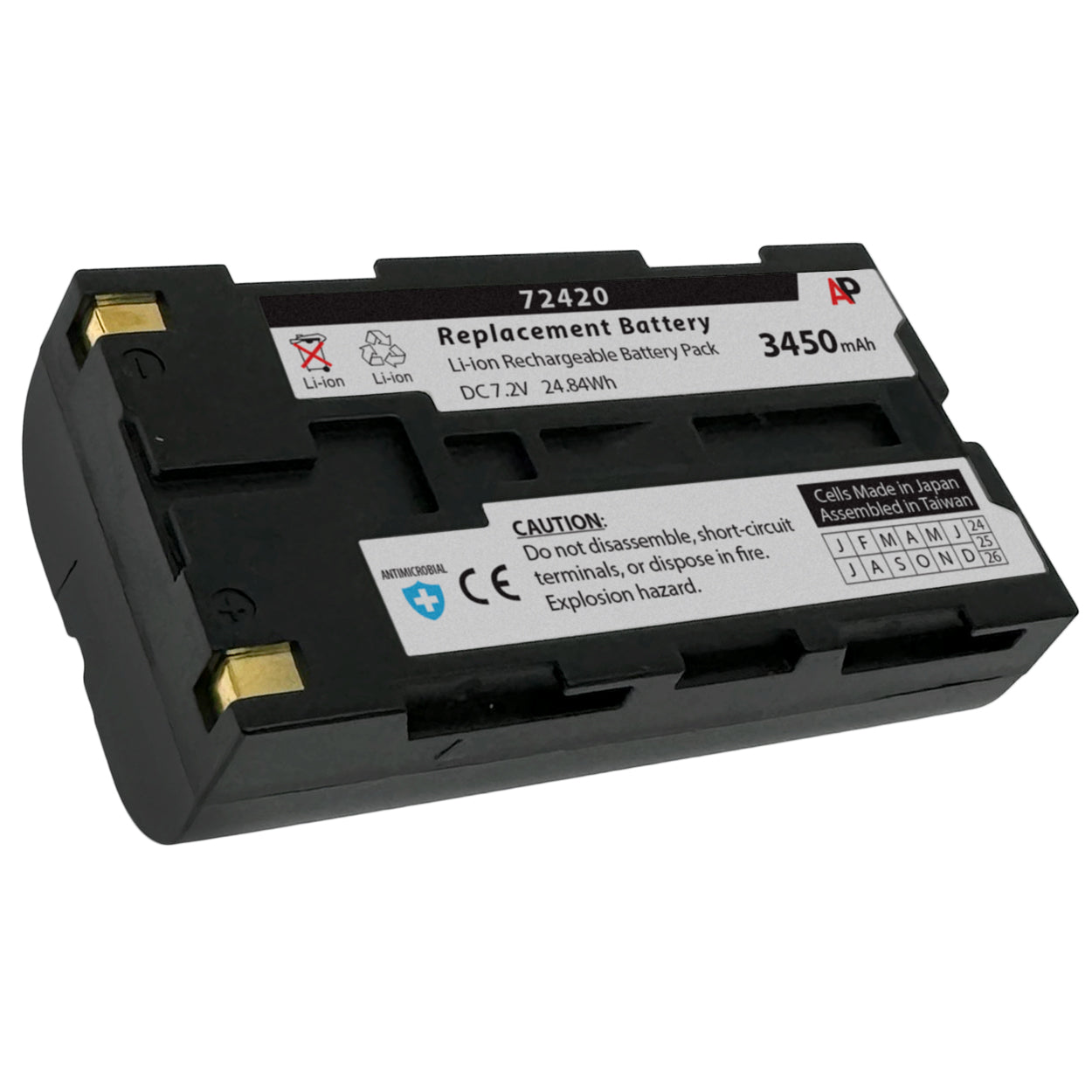 Replacement Battery for Welch Allyn SureSight 140 Series Vision Tester Screener