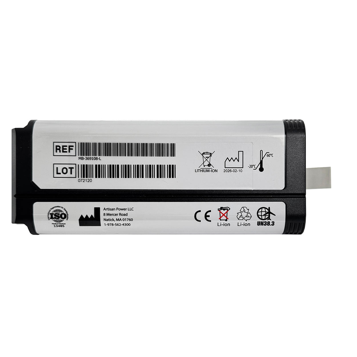 Replacement Battery for Hamilton Medical C1, T1, and MR1 Ventilators (369108)