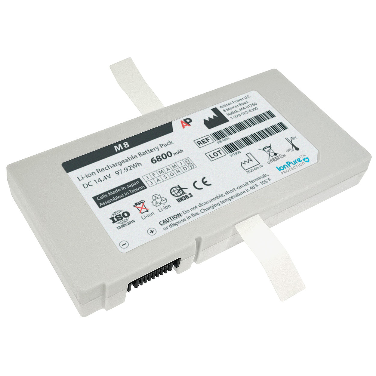 Replacement Battery for Mindray Ultrasound M8, M9, TE7, and Ventilator SV300, SV350