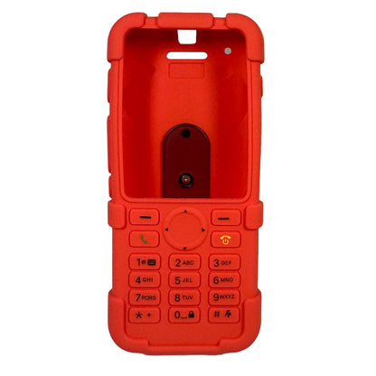 Red Silicone Case with Rotating Belt Clip for Cisco 8821 and 8821-EX Phones
