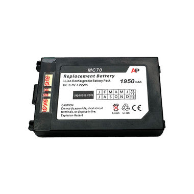 Motorola / Symbol MC70 & MC75 Series Scanners. Replacement Battery. 1950 mAh