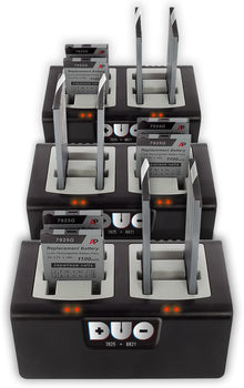 Duo Charger for Cisco 8821 & Cisco 7925 Batteries: 12-Bay Vertical