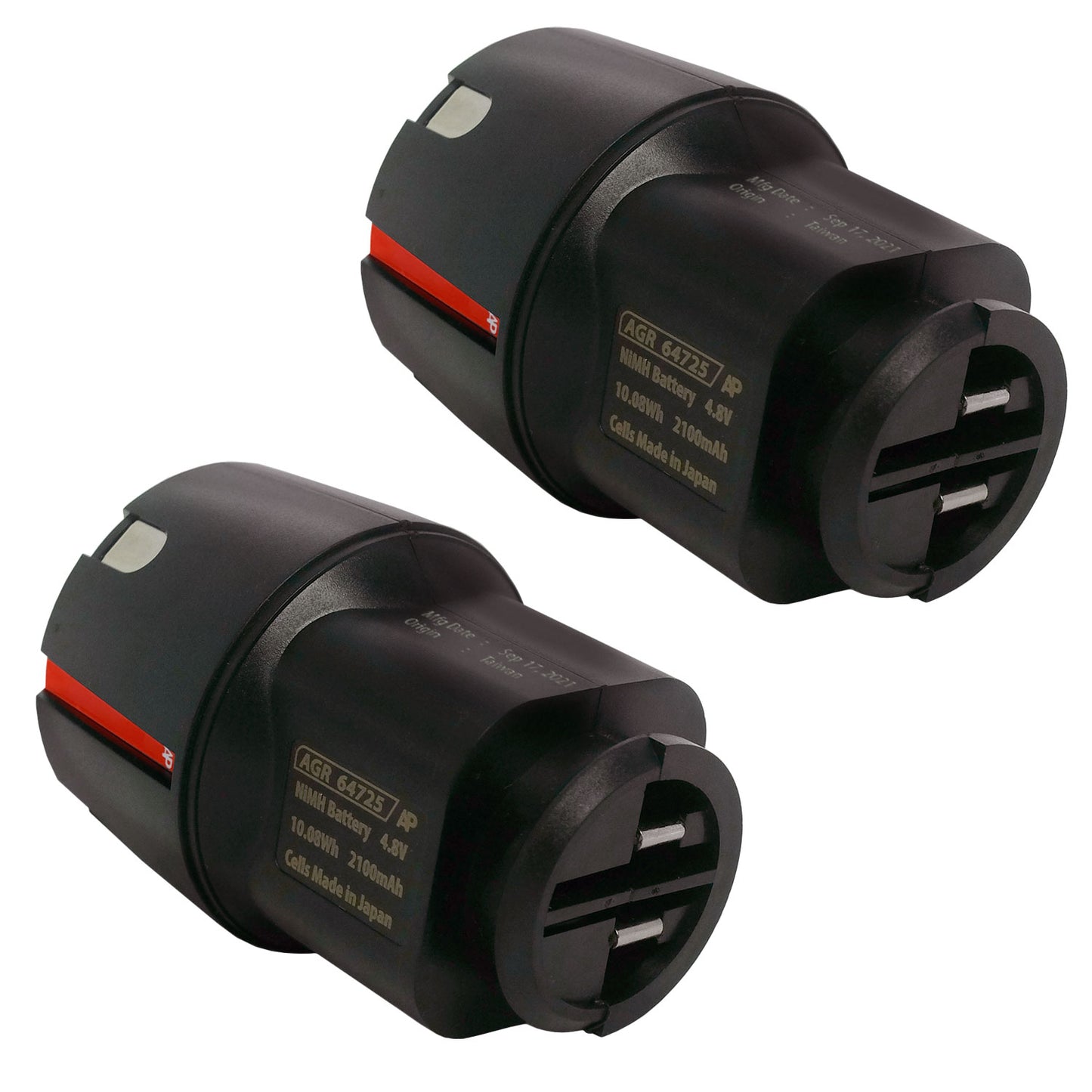 2-Pack: Andis PowerGroom AGR and BGR Series Clippers Replacement Battery image 1