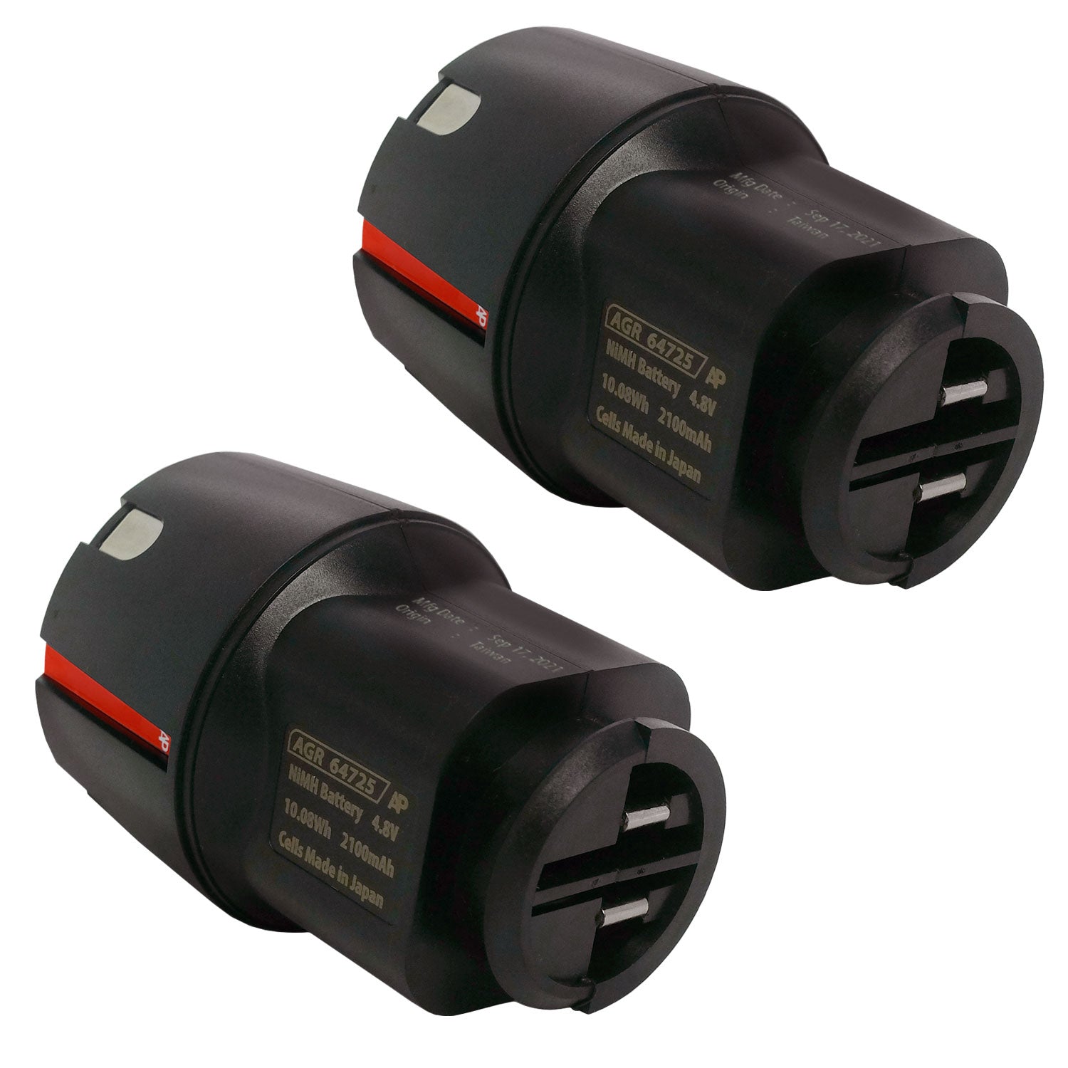 2-Pack: Andis PowerGroom AGR and BGR Series Clippers Replacement Battery image 1
