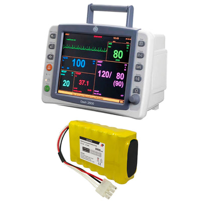 Replacement Battery for GE Dash 2500, 1800 Patient Monitors