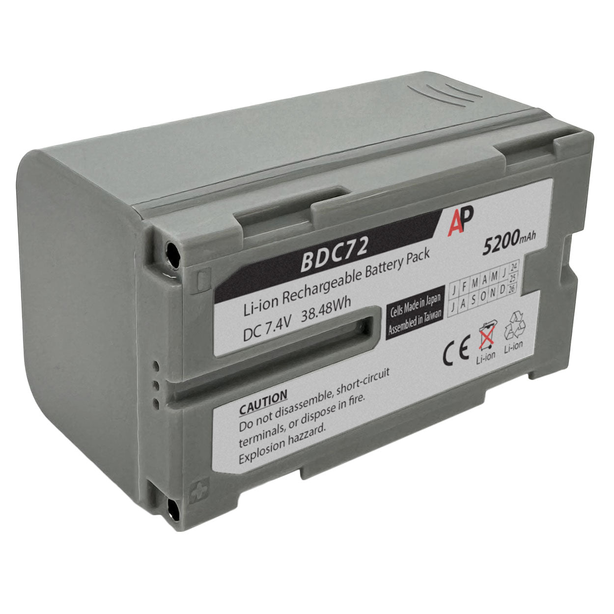 Topcon, Sokkia Total Stations GTS720, GTS750, GTS900, etc. Replacement Battery