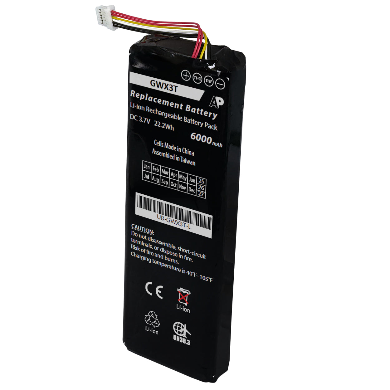 Google Nest WiFi Smart Video Doorbell GWX3T & GA01318-US Replacement Battery