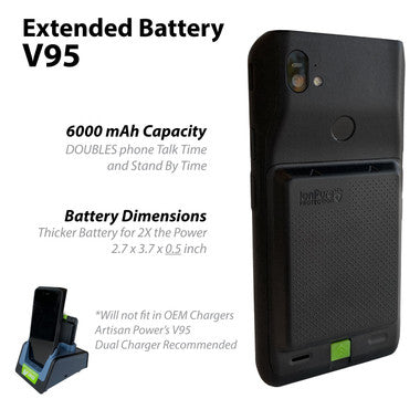SpectraLink Versity 9553, 9540, 9653, & 9640 Phone Replacement Battery (Extended Capacity)